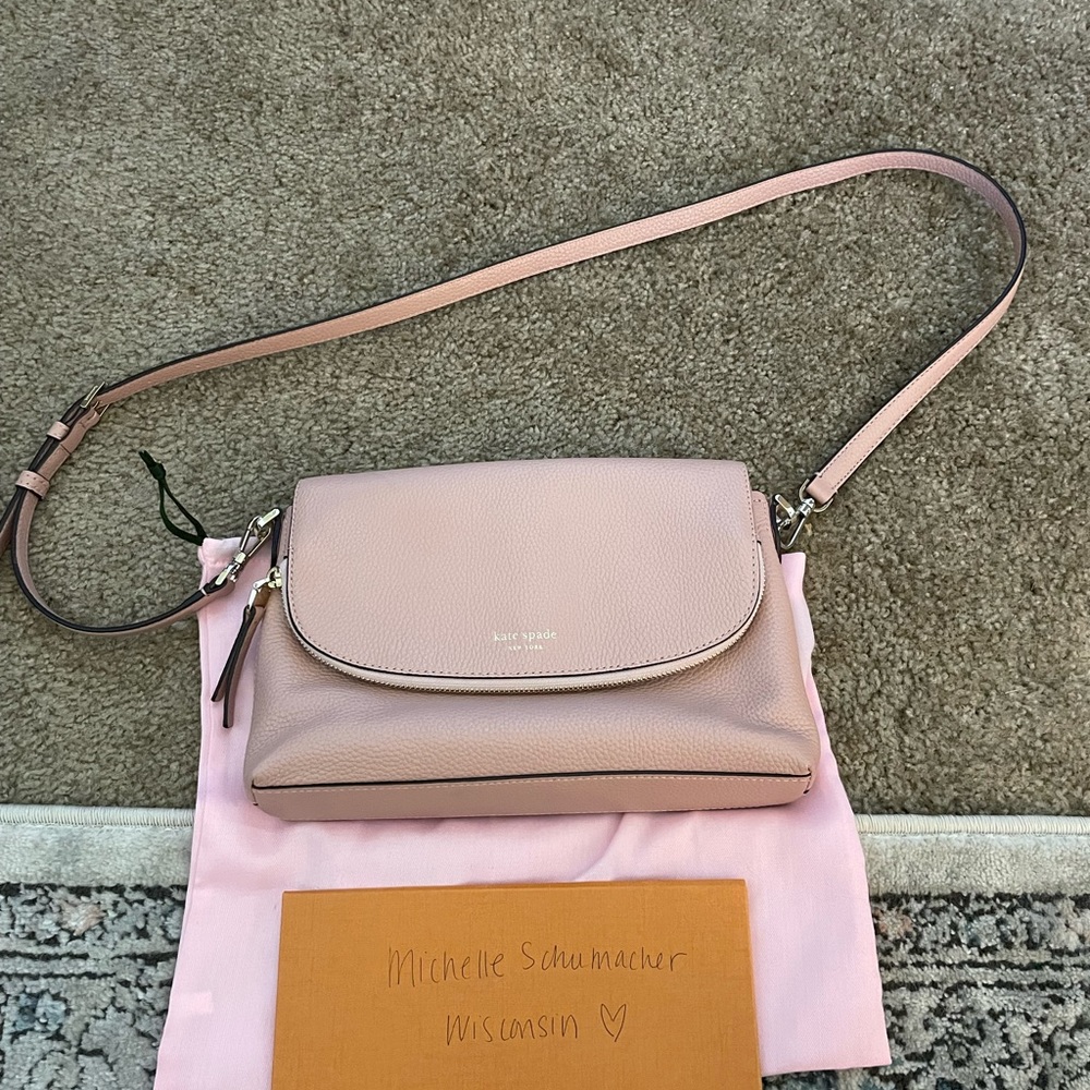 Kate spade Polly crossbody ballet pink